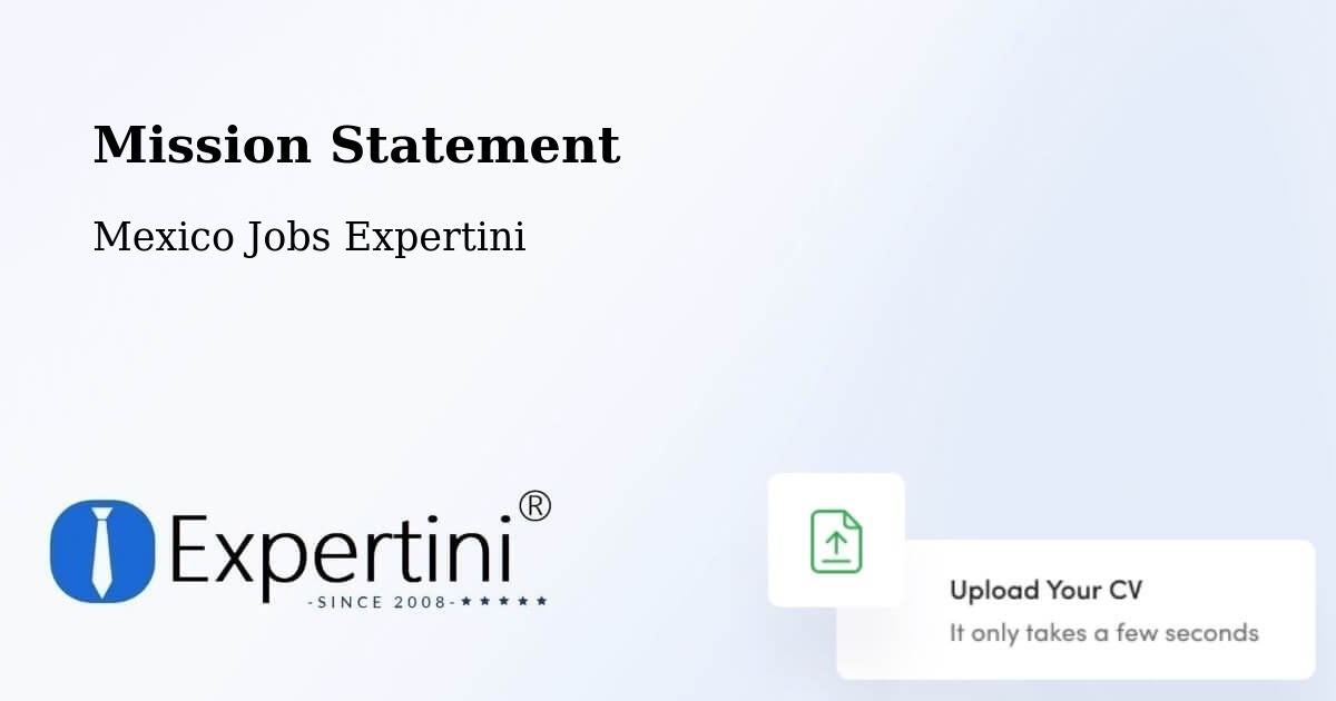 Corporate Mission – Horcasitas - Mexico Jobs Expertini